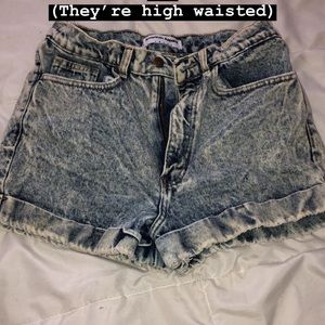 HighWaisted Jean shorts
